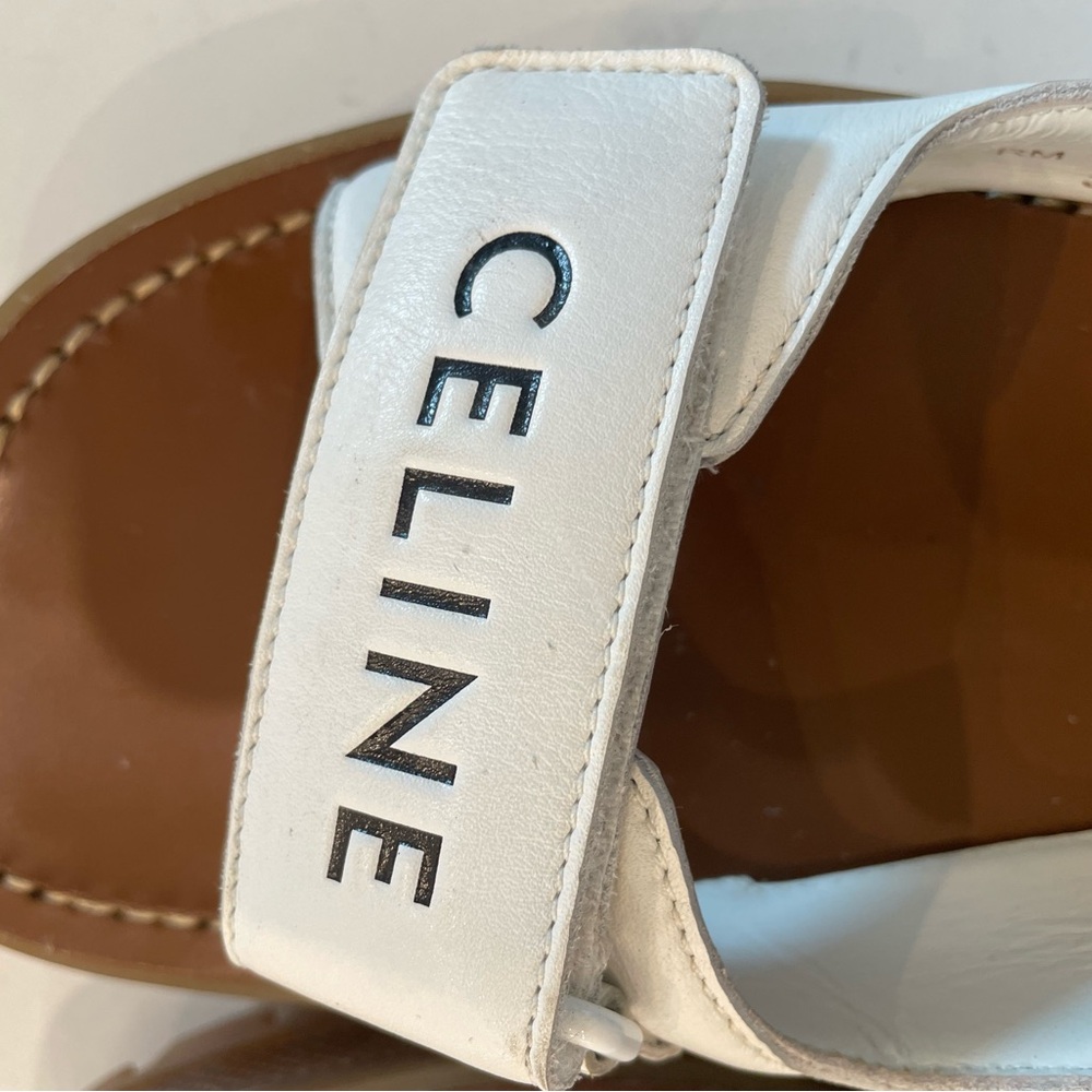 Celine Logo Sandals - Picture 8 of 14